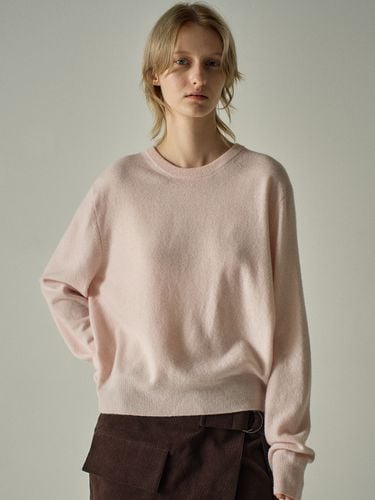 Cashmere Round Knit - Pale Pink - FACADE PATTERN - Modalova