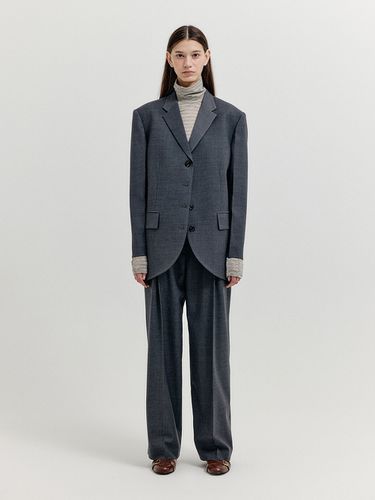 XIIE Single-Breasted Blazer - Grey - EENK - Modalova