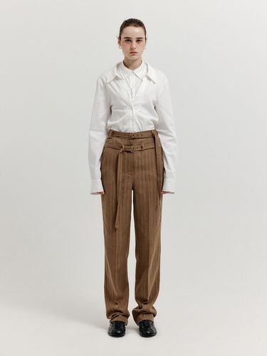 XIOM Double-Belt Straight Pants - EENK - Modalova