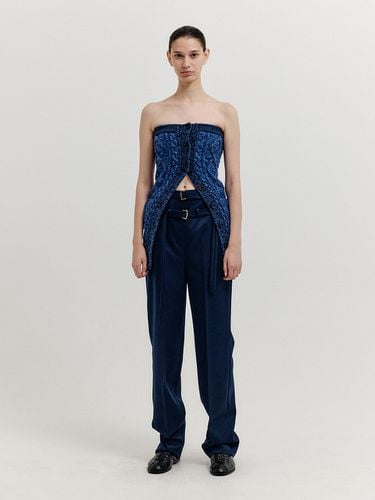 XIOM Double-Belt Straight Pants - EENK - Modalova