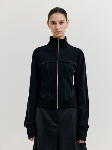 XIP Buistier Zip-up Top - Black - EENK - Modalova