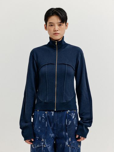 XIP Buistier Zip-up Top - Navy - EENK - Modalova