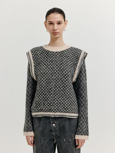 XITA Jacquard Knit Vest - EENK - Modalova