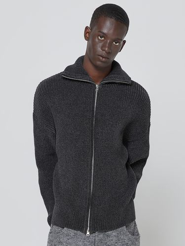 Layer High Neck Knit Zip-Up Jacket () - Millo Archive - Modalova