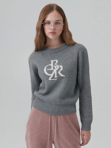 Lambswool Symbol Logo Knit_Grey - CITYBREEZE - Modalova