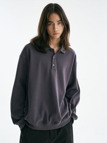 Soft Cotton Collared Sweatshirt _ 5 Colors - THE KNIT COMPANY - Modalova