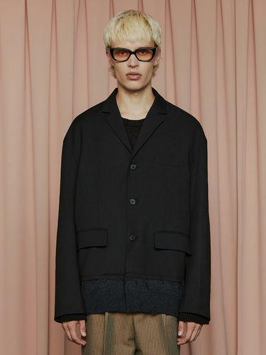 Docking Knit Jacket - Black - UNALLOYED - Modalova