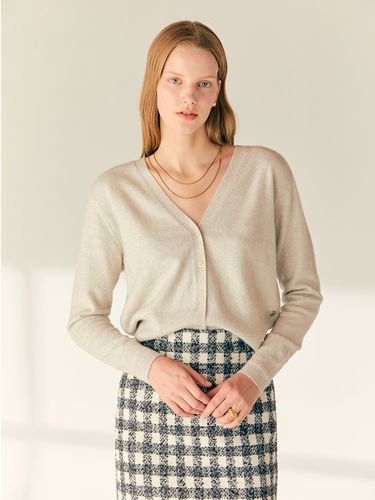 Leanna V-neck Fine Wool Sweater Cardigan - BAU by Bride And You - Modalova