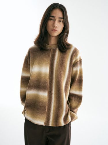 Gradation Stripe Knit Sweater _ 2 Colors - THE KNIT COMPANY - Modalova