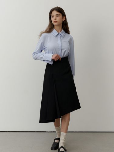 Asymmetric Midi Skirt - FLOWOOM - Modalova