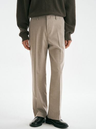 Modernized Semi Wide Slacks Pants _ 3 Colors - THE KNIT COMPANY - Modalova