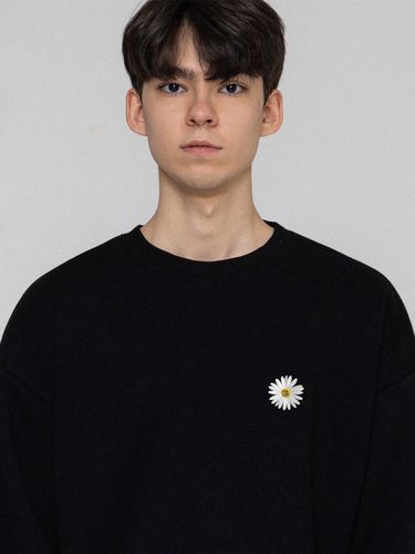 Small Daisy Flower Logo Sweatshirt _ 4 Colors - GRAVER - Modalova