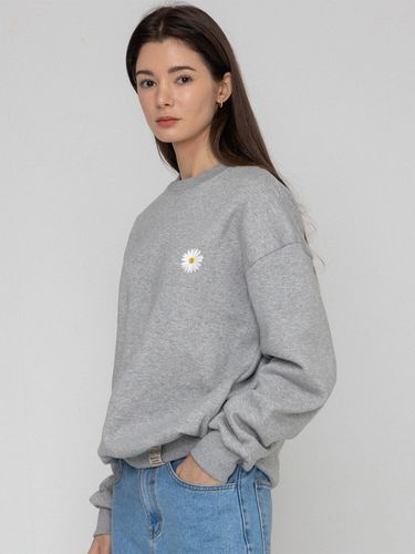 Small Daisy Flower Logo Sweatshirt _ - GRAVER - Modalova