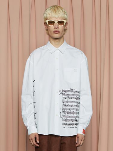 Sheet Music Shirt - White - UNALLOYED - Modalova