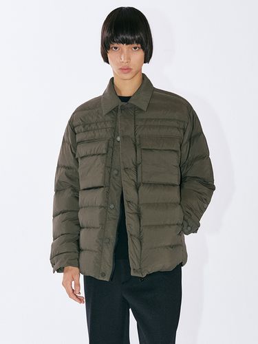 Down Trucker Puffer Jacket - EZIO - Modalova