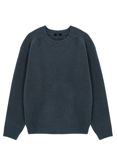 Basic Cashlike Round Knit Sweater - EZIO - Modalova