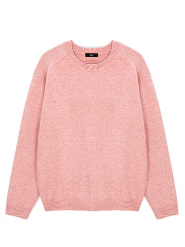 Basic Cashlike Round Knit Sweater - EZIO - Modalova