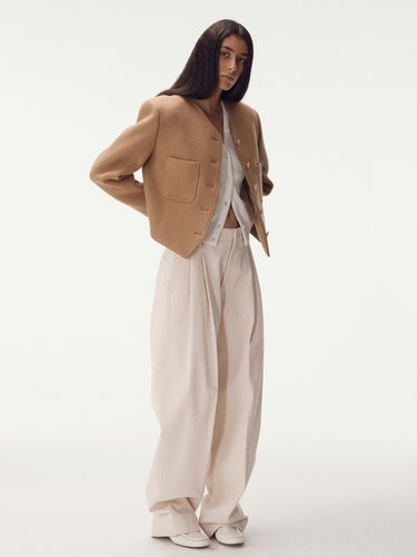 Cotton Two-Tuck Pants - MAISONMARAIS - Modalova