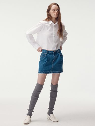 Denim Mini Skirt_Blue - MAISONMARAIS - Modalova