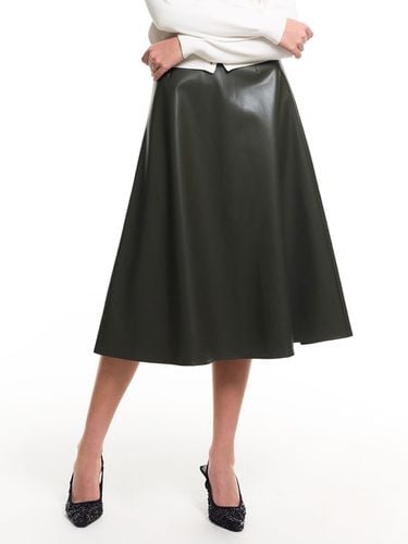 WOMAN Eco-Leather Flare Skirt _ - GENERAL IDEA - Modalova