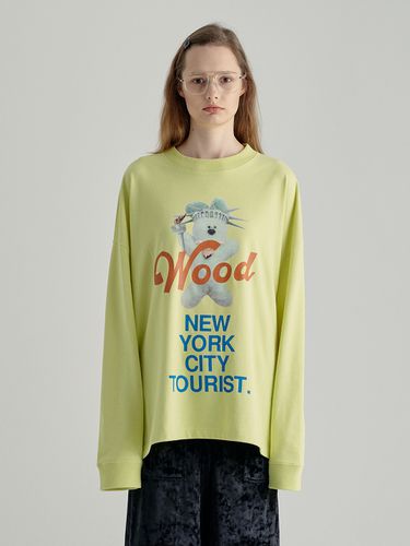 Statue Of Wood Graphic T-shirt - MARGESHERWOOD - Modalova