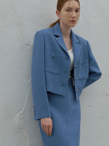 Wool Adele Set-up Tweed Jacket - Atelier Nain - Modalova