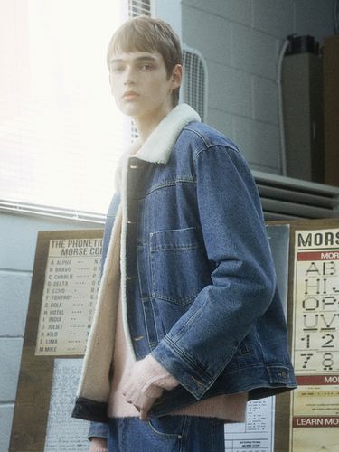 Padded Shearing Denim Jacket _ - DTHIRTYONE - Modalova