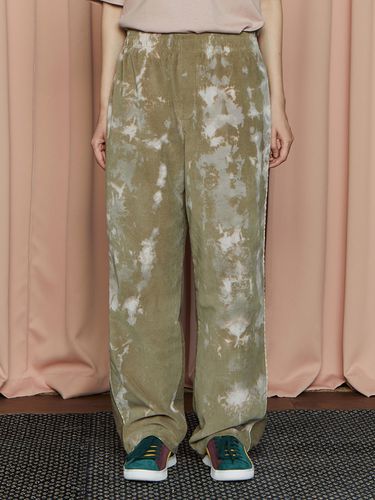 Velour Corduroy Pant - Khaki - UNALLOYED - Modalova