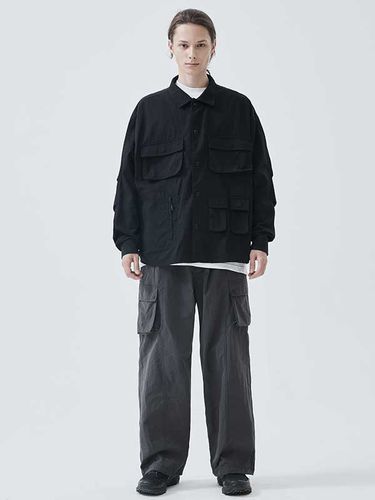 Nylon Twill Field Jacket [Black] - HAVEOFFDUTY - Modalova