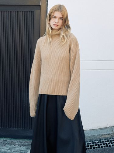 KNIT] Cashmere-blend Turtleneck Pullover - FRONTROW - Modalova