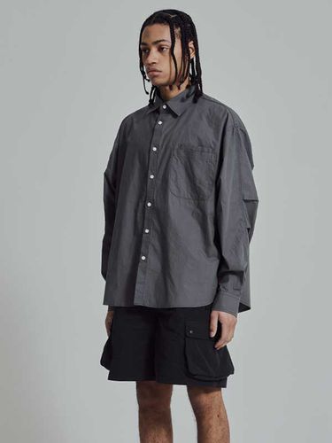 Double Pocket Bio Washed Cotton Shirt [] - HAVEOFFDUTY - Modalova