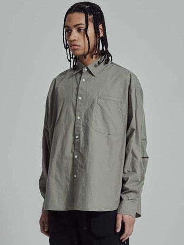 Double Pocket Bio Washed Cotton Shirt [] - HAVEOFFDUTY - Modalova