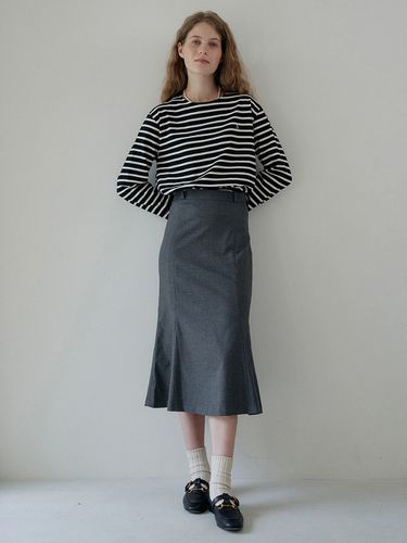 Mermaid Line Skirt - Charcoal - ANEDIT - Modalova