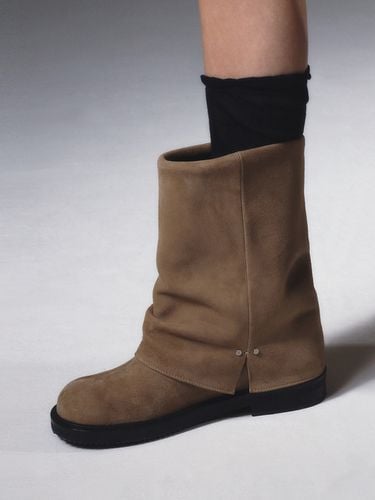 Leg Warmer Middle Boots_Khaki Brown - MakMade - Modalova