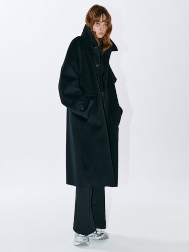 Handmade Cashmere Balmacan Coat - EZIO - Modalova