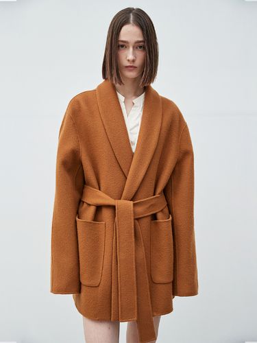 Bellandi Romantic Wool Robe Coat - EZIO - Modalova