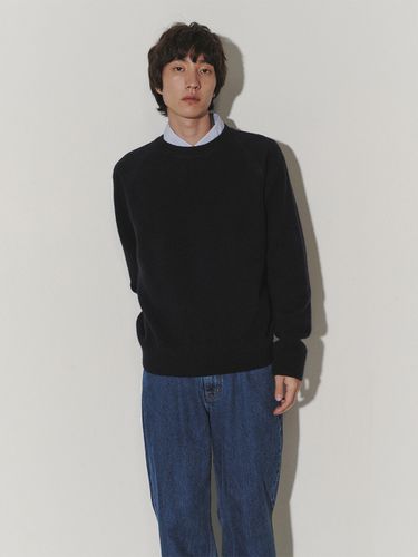 Shaggy Sweater _ Navy - Dunst for MEN - Modalova