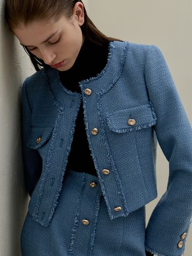 Yuria Setup Tweed Jacket - Atelier Nain - Modalova