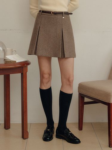 Nova Wool Skirt - LOOKAST - Modalova