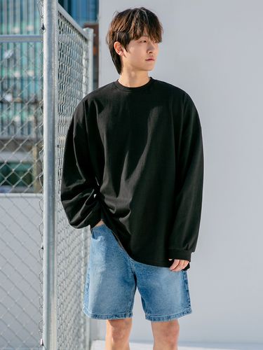 Oversized Fit Long Sleeve T-shirt - 2colors - alvinclo - Modalova