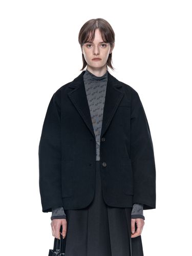 Stitch Cotton Jacket in Black - Matin Kim - Modalova