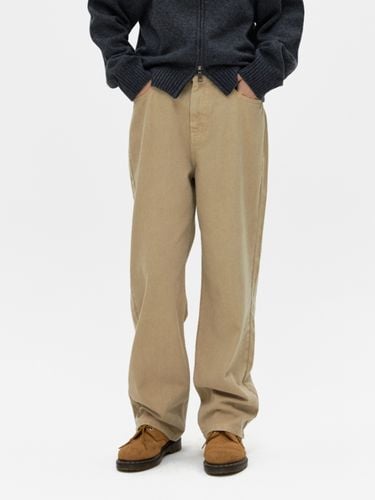 Color Dyed Pants - Beige - DEPOUND - Modalova