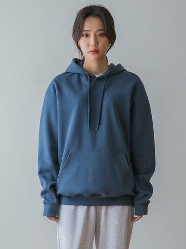 Standard Fit Double Cotton Basic Hoodie - 6colors - alvinclo - Modalova