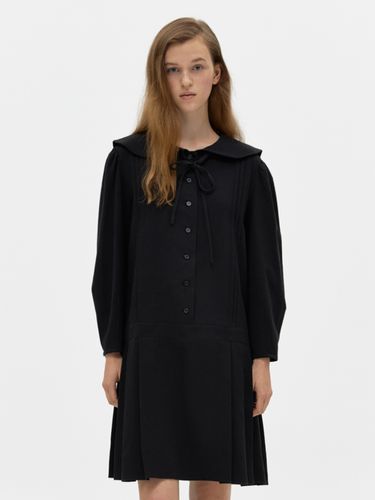 Pleated Dress - Black - DEPOUND - Modalova