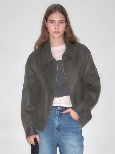 Oversized Vintage Crack Jacket () - LEUNI - Modalova