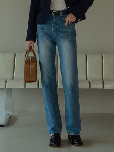 Straight Fit Denim Pants_Blue - KNOWN BETTER - Modalova