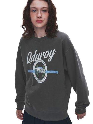 Qduroy Vintage Sweatshirt_Charcoal - Qduroy - Modalova