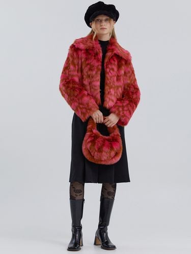 Vave Pattern Fur Jacket (3C) - molliolli - Modalova