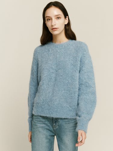 Knit] Hairy Volume Sleeve Pullover - FRONTROW - Modalova