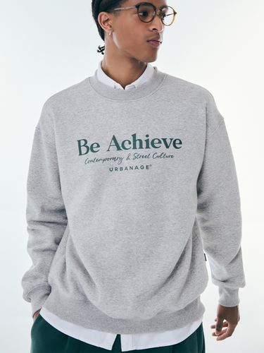 Oversized Be Achieve Sweatshirt _ 4 Colors - URBANAGE - Modalova